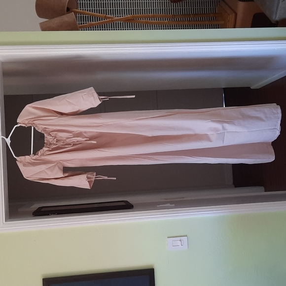 Cotton Off The Shoulder Dress. New. - Picture 6 of 7